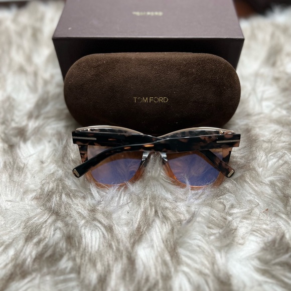 TOM FORD FT0685 JULIE SUNGLASSES - Havana fade to pink - Picture 5 of 6